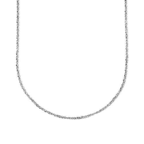 14k Rose Gold Necklace, 16" Perfectina Chain (1-1/8mm)