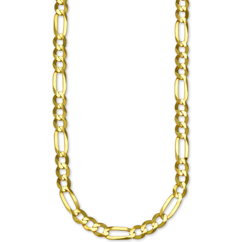 Figaro Link 26" Chain Necklace in 14k Gold