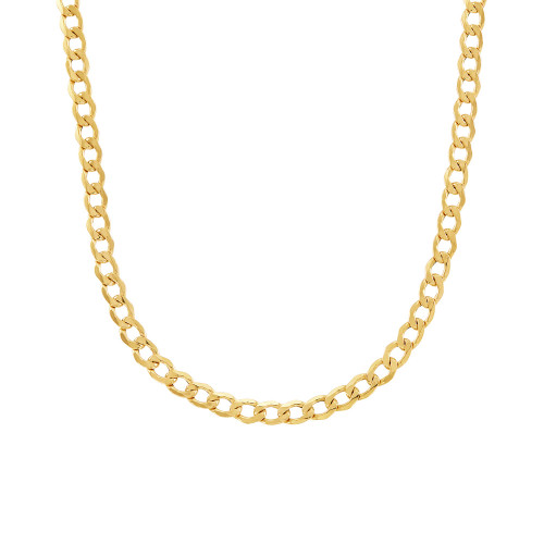 Curb Link 18" Chain Necklace (5mm) in 14k Gold