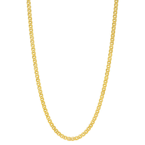 18" Nonna Link Chain Collar Necklace (2-9/10mm) in 14k Gold