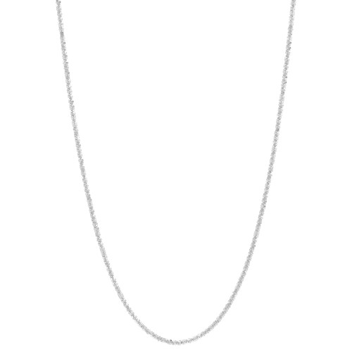 Crisscross Link 18" Chain Necklace in 14k Gold