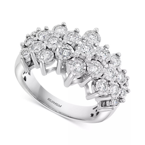 EFFY® Diamond Cluster Ring (1 ct. t.w.) in 14k White Gold or 14k Yellow & White Gold