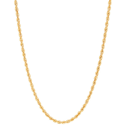 Rope Link 16" Chain Necklace in 14k Gold