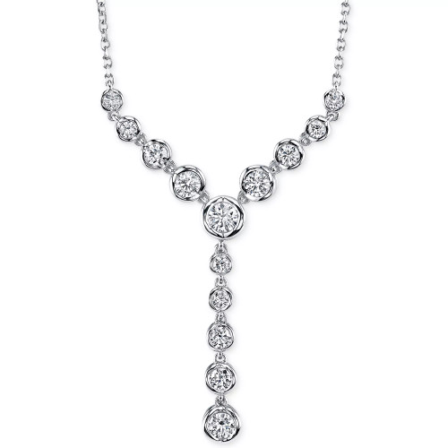 Diamond Lariat Necklace (1 ct. t.w) in 14k Gold or White Gold