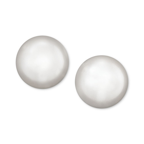 Pearl Earrings, 14k Gold Cultured Freshwater Pearl Stud Earrings (5-1/2mm)