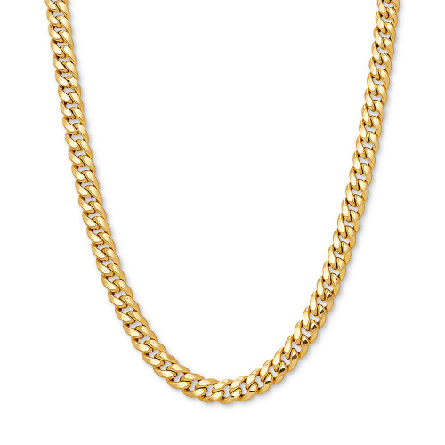 Curb Link 24" Chain Necklace in 10k Gold