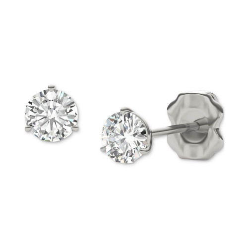 Moissanite Stud Earrings (1/2 ct. t.w. Diamond Equivalent) in 14k White Gold