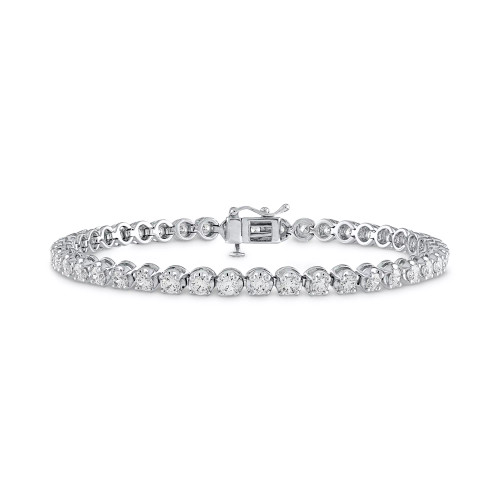 IGI Certified Diamond Tennis Bracelet (4 ct. t.w.) in 14k White Gold or 14k Yellow Gold