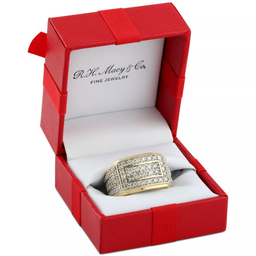 Men's Diamond Cluster Ring (2 ct. t.w.) in 10k Gold