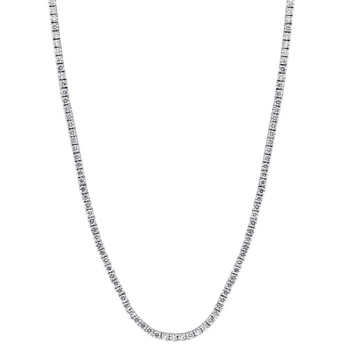 EFFY® Diamond Tennis 17" Collar Necklace (7-3/8 ct. t.w.) in 14k White Gold