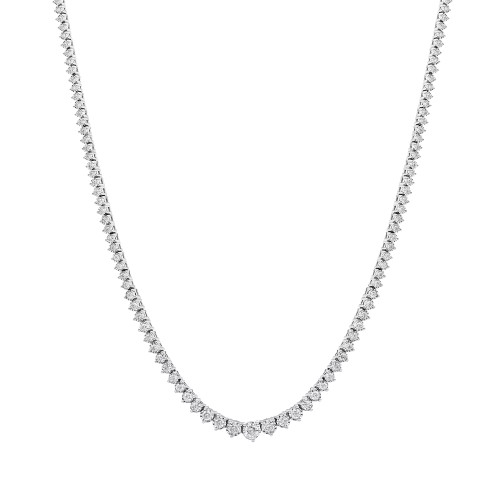 Diamond Tennis Necklace (3 ct. t.w.) in 14k White Gold or 14k Yellow Gold
