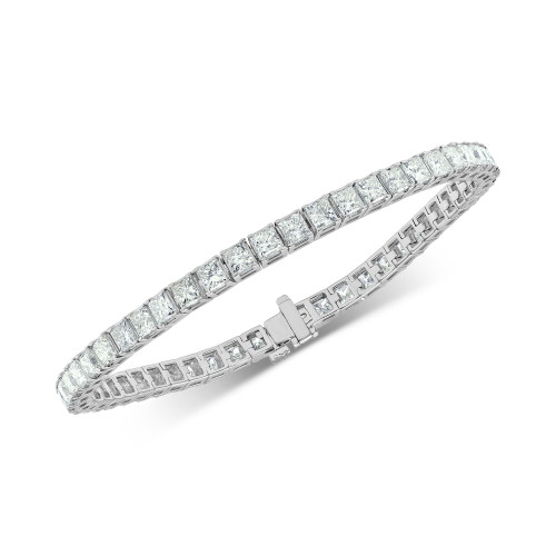 Diamond Princess Tennis Bracelet (10 ct. t.w.) in 14k White Gold
