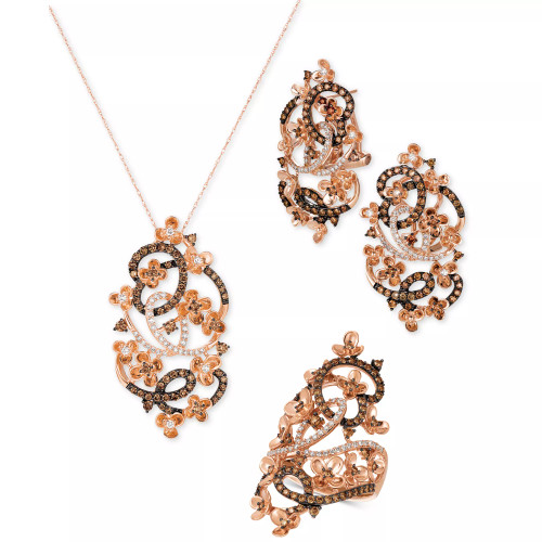 Crazy Collection® Diamond Fancy Scroll Floral Jewelry Collection