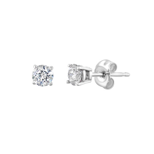 Effy Diamond (1/2 ct. t.w.) Stud Earrings in 14k White Gold