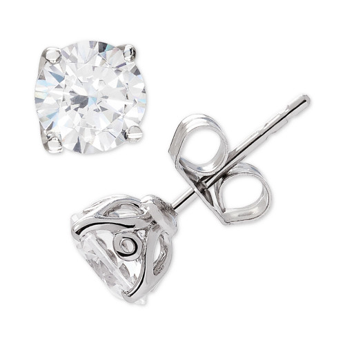 IGI Certified Lab Grown Diamond Stud Earrings (1-1/2 ct. t.w.) in 14k White Gold