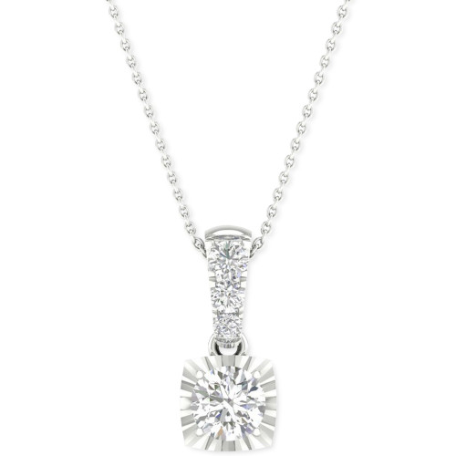 Diamond Pendant 18" Necklace (1/3 ct. t.w.) in 14K White Gold