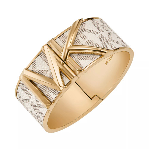 Gold-Tone Mott Bangle Bracelet