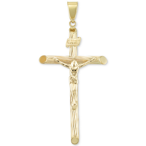 Crucifix Cross Pendant in 14k Gold