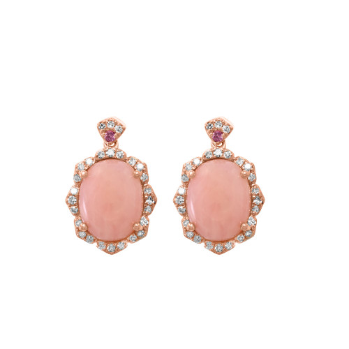 EFFY® Multi Gemstone (3 5/8 ct.t.w.) Earring in 14K Rose Gold