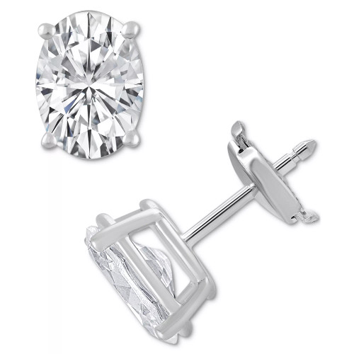 Certified Lab Grown Diamond Oval Stud Earrings (3 ct. t.w.) in 14k Gold