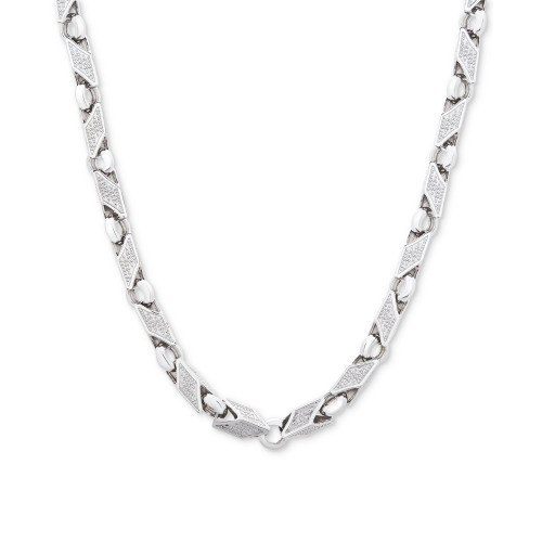 Men's 24" Link Chain in Sterling Silver