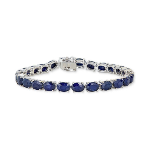 Sapphire Tennis Bracelet (25 ct. t.w.) in Sterling Silver