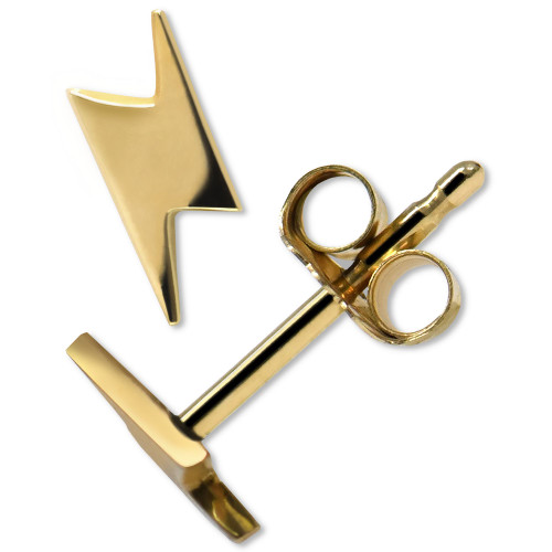 Jac+Jo by Anzie Lightening Stud Earrings in 14k Gold
