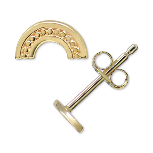 Jac+Jo by Anzie Rainbow Stud Earrings in 14k Gold
