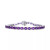 Multi-Gemstone Oval Link Bracelet (15 ct. t.w.) in Sterling Silver (Also in Amethyst & Blue Topaz)