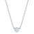 Diamond Bezel-Set Pendant Necklace (1/10 ct. t.w.), 18" + 2" extender