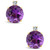 Amethyst (3-5/8 ct. t.w.) and Diamond Accent Stud Earrings in 14K Yellow Gold