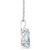 Topaz (3-5/8 ct. t.w.) Pendant Necklace in 14K White Gold
