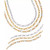 Tri-Tone Hearts and Kisses Necklace & Bracelet Collection in 18k White, Rose, & Yellow Gold-Plated Sterling Silver, Created for Macy's