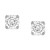 Certified Diamond Stud Earrings (1-1/2 ct. t.w.) in 14k White Gold featuring diamonds with the De Beers Code of Origin, Created for Macy's