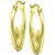 Heart Accent Small Hoop Earrings in 18k Gold-Plated Sterling Silver, 0.75", Created for Macy's
