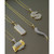 Men's Diamond Dollar Sign 22" Pendant Necklace (1/2 ct. t.w.) in 14K Gold-Plated Sterling Silver