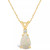 Opal (1/2 ct. t.w.) and Diamond Accent Pendant Necklace in 14K White Gold or 14K Gold