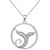 Diamond Mermaid Tail 18" Pendant Necklace (1/10 ct. t.w.) in Sterling Silver