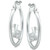 Giani Bernini Infinity Accent Small Hoop Earrings in Sterling Silver, 0.75", Created for Macy's, Created for Macy's
