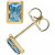 Blue Topaz Stud Earrings in 14k Gold (Also in White Topaz)