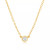 Diamond Bezel-Set Solitaire Pendant Necklace (1/20 ct. t.w.) in 14k White , Yellow or Rose Gold, 16" + 2" extender