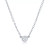 Diamond Bezel-Set Solitaire Pendant Necklace (1/20 ct. t.w.) in 14k White , Yellow or Rose Gold, 16" + 2" extender