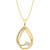 Diamond Double Teardrop 18" Pendant Necklace (1/3 ct. t.w.) in 14k Gold