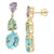 EFFY® Multi-Gemstones (12-1/2 ct. t.w.) & Diamond Accent Drop Earrings in 14k Gold