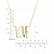 Cubic Zirconia LOVE Pendant Necklace, 16" + 2" extender