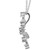 Diamond Snowflake 18" Pendant Necklace (1/6 ct. t.w.) in Sterling Silver