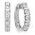 14k White Gold Diamond Hoop Earrings (2 ct. t.w.)
