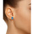 London Topaz (4 ct. t.w.) Stud Earrings in 14K White Gold