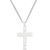 Crucifix Pendant Necklace in Sterling Silver