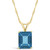 London Topaz (4-1/4 ct. t.w.) Pendant Necklace in 14K Yellow Gold